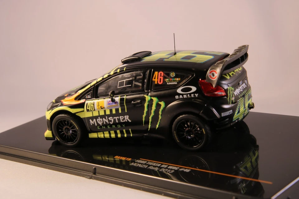 IXO SCALA 1:43 VALENTINO ROSSI MODELLINO AUTO FORD FIESTA WRC RALLY MONZA 2013 - Immagine 3 di 4