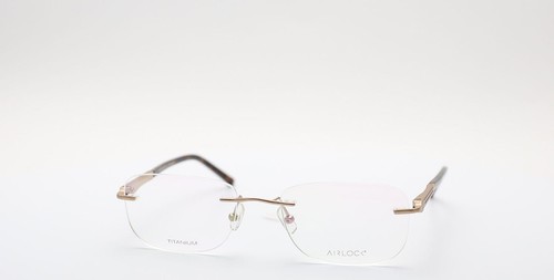 Airlock Prestige 203 713 Rectangle Gold Havana Unisex Eyeglasses 53mm - Picture 2 of 7