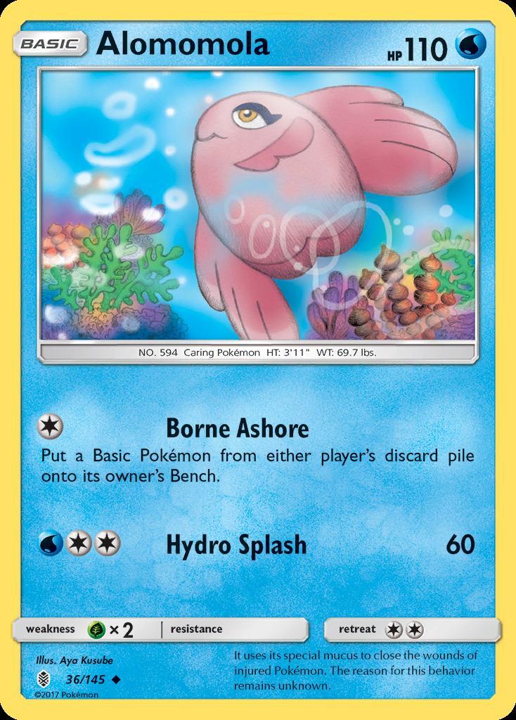 Pokemon Alomomola (36/169) Guardians Rising LP