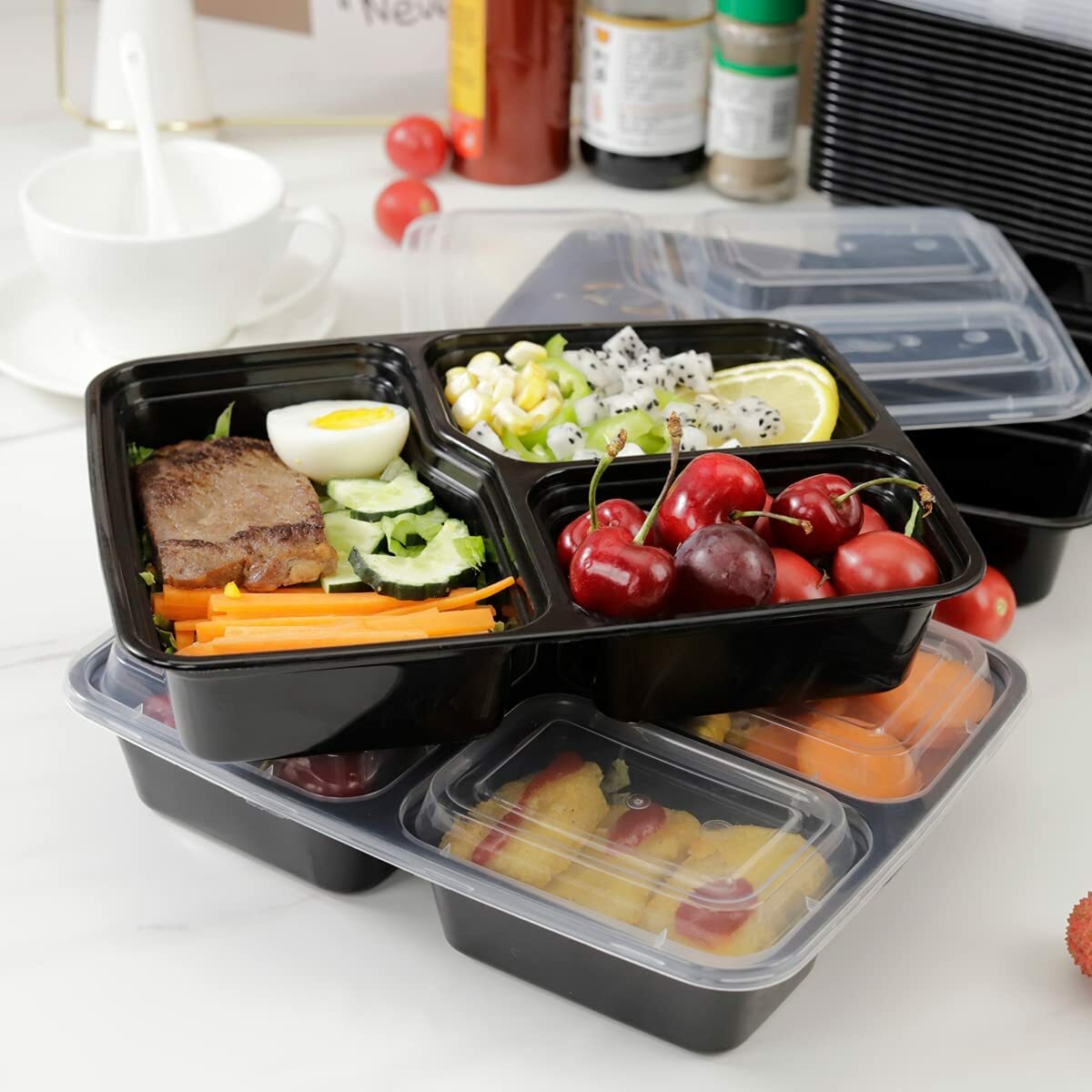 20-100 32/36oz Meal Prep Food Containers Storage with Lids