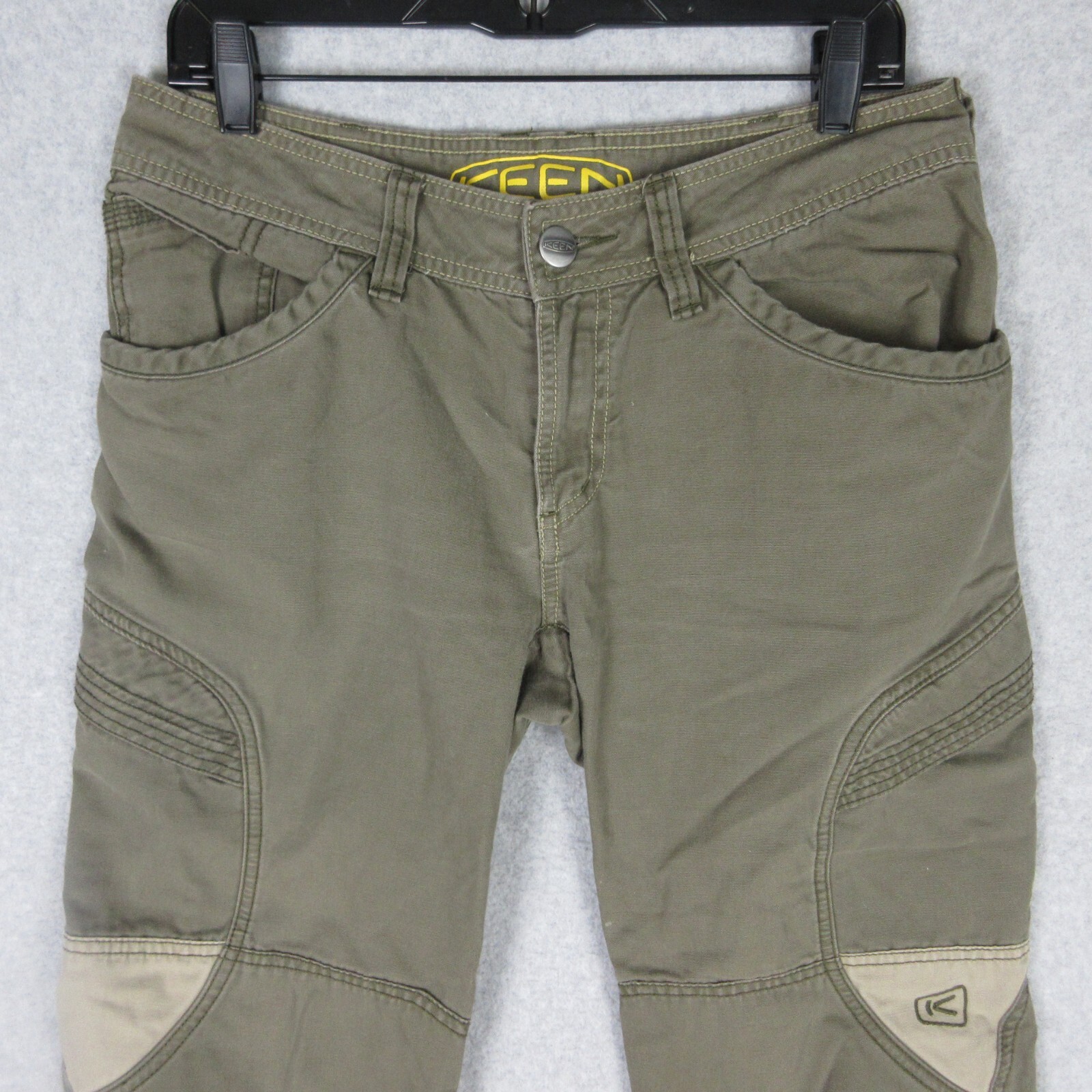 Pantaloni Keen donna 8 verde oliva ibridi Newport Capri performance outdoor casual