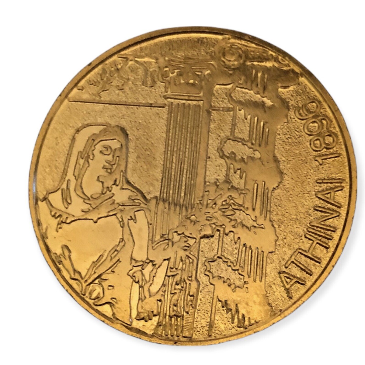 Médaille IV Olimpiade Ragazzi Torino 1970 – Métal Argenté – Vintage Italie