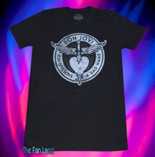 New Bon Jovi You Give Love A Bad Name Mens Vintage 1986 T-Shirt