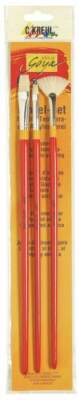 KREUL Pinsel-Set BASIC LINE, Borste gemischt