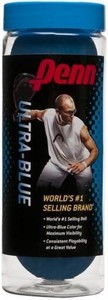 Penn-Ultra-Blue-Racquet-Balls-3-balls-Racquetballs-shipping-label-on-can