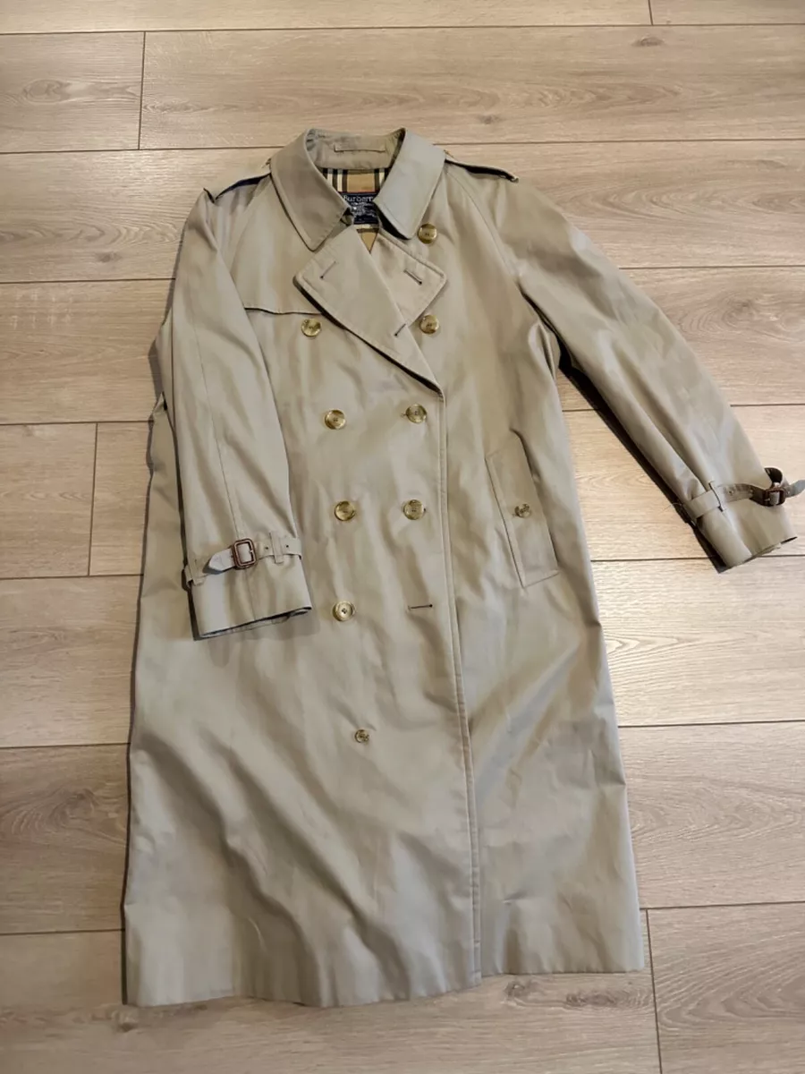 Authentic Burberry Trench Coat Vintage Perfect Condition Men s XL