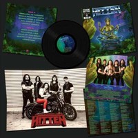 HITTEN- While Passion Lasts LIM.300 Black Vinyl +Poster Melodic Metal Ala Dokken