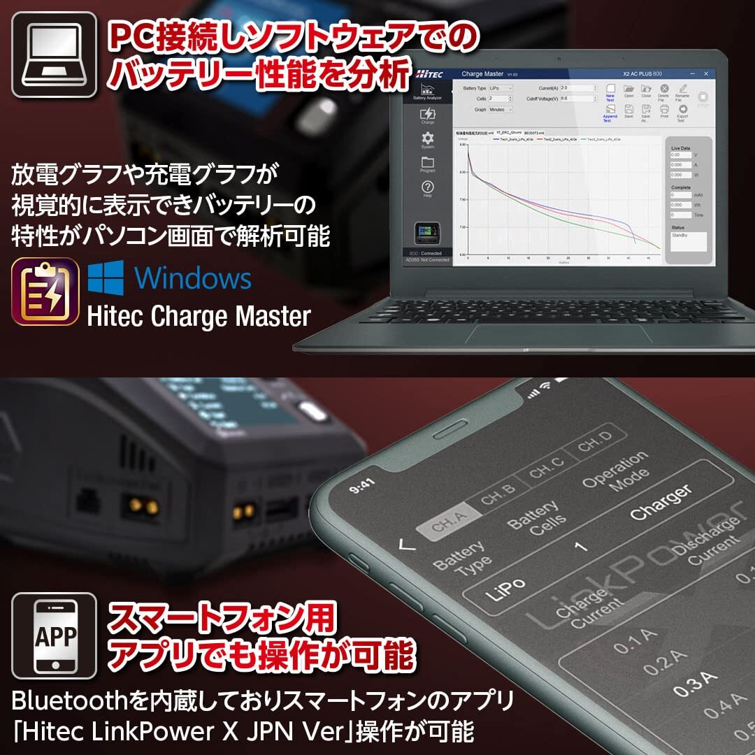 Hitech Multi Charger X2 Ac Plus 800 50Th Anniv. High-End Charger
