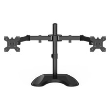 GameMax Dual LCD Computer PC Monitor Arm Mount Desk Stand 13-27" Screen Riser