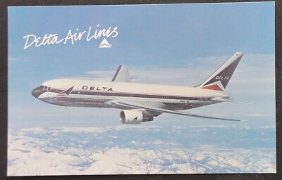 DELTA AIRLINES - POSTCARD - BOEING B767-232 - UNKNOWN DATE - AIRLINE ISSUE
