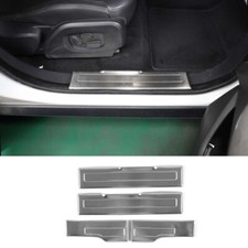 4pcs Door Threshold Plate Cover Trim for Range Rover Evoque Without Lamp 2012-16