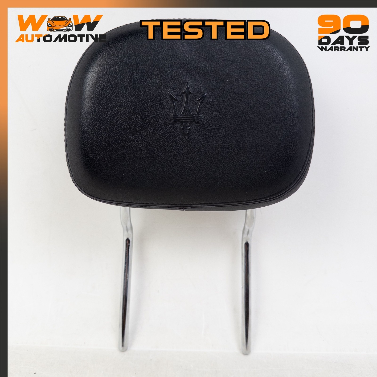 13-19 MASERATI QUATTROPORTE GTS FRONT LEFT DRIVER SIDE HEADREST BLACK OEM  