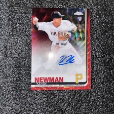 2019 Topps Chrome Red Wave Refractor Rookie Card Auto Kevin Newman #RA-KN /5?. rookie card picture