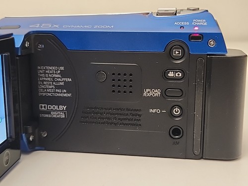 JVC Everio GZ-MS215AA Blue LCD Screen Dual Memory 45x Dynamic Zoom Camcorder - Picture 13 of 18