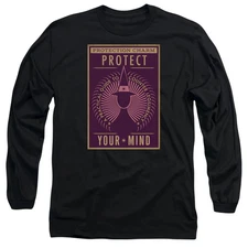 Fantastic Beasts Protect Your Mind Mens Long Sleeve Shirt Black Officially Licen