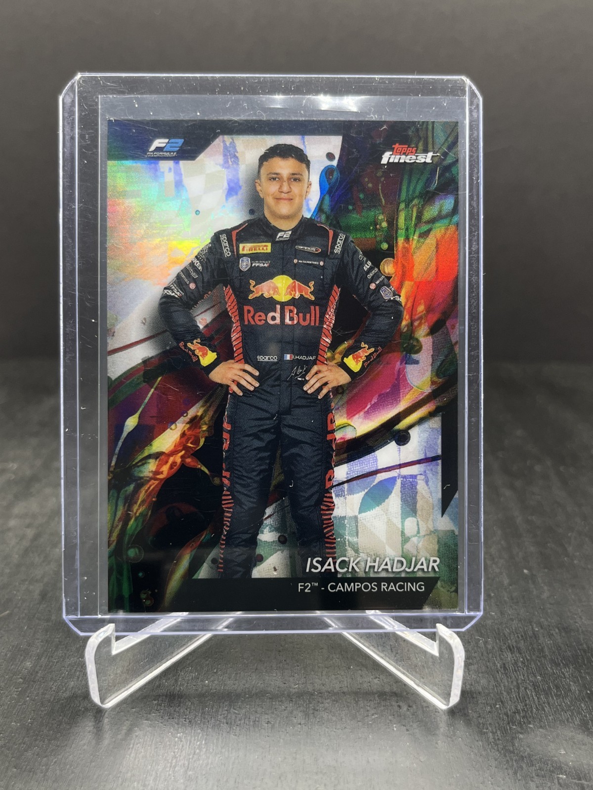 2024 Topps Finest Formula 1 F1 Isack Hadjar Common Refractor #41