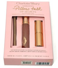 CHARLOTTE TILBURY Pillow Talk WARDROBE SET of 3 Lipstick Liner Gloss NEW IN BOX