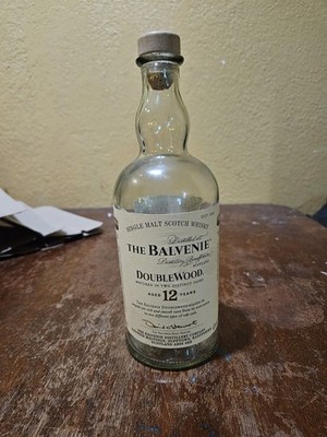 The Balvenie 12 Year Double Woodsingle Malt scotch whiskey empty bottle 