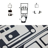 Innenraum Dekor Cockpit FüR Ford Mondeo Mk3 2000-2003 Piano Schwarz Optik 8Tlg