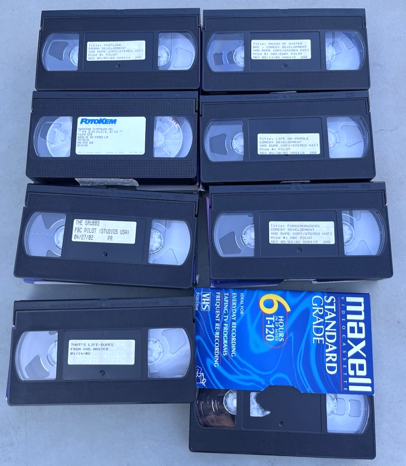 8 Television Show Sitcom Unreleased Failed Pilot Episode Production VHS Lot ABC - Image 4 of 4