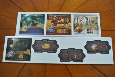 KEMET Preorder Expansion Essen Promo Bonus Board Game SKILL & POWER TILES