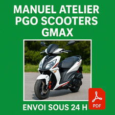 Manuel Atelier PGO GMax Revue Technique Moto Français RMT CD PDF
