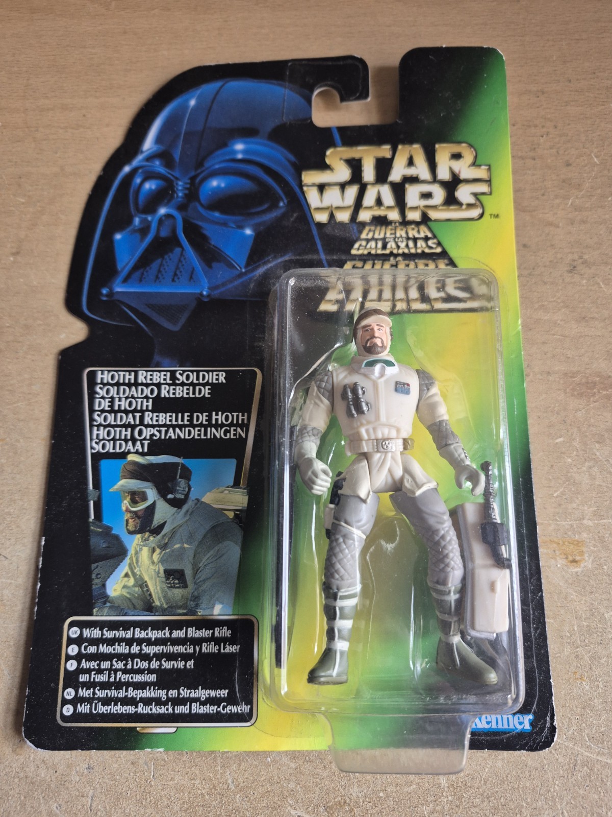 Hoth Rebel Soldier  Star Wars POTF2  Tri-Logo  3.75"" Action Figure Kenner 1997