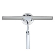 Better Living Deluxe Shower Squeegee, Multi-Purpose Silicone 10-Inch, Chrome