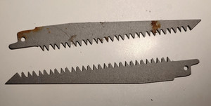 Reciprocating Saw Style 6" Blades Standard Shape (TWO IN PACK)