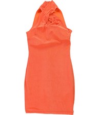 GUESS Womens Yasmine Crossover Sheath Dress, orange, XS