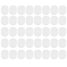 40pcs Plastic Earring Pads Comfort Earring Cushion Pads Clear Clip-on