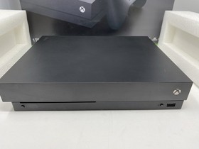 Microsoft Xbox One X 1TB Console Gaming System Black 1787 CIB w/ Controller