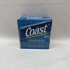 Moisturizing Coconut Bar Soap - 3-Pack Bath Bars  Blue, 9.5 oz