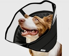 CRYPTDOGLE SOFT PADDED DOG RECOVERY E COLLAR SURGERY BREATHABLE SIZE L