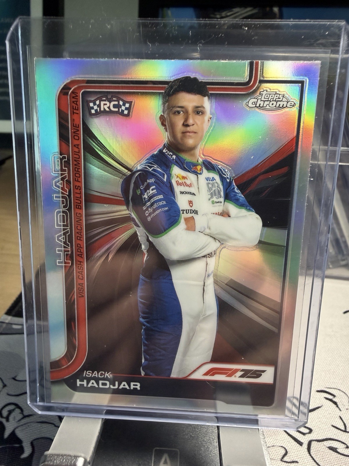 Topps Chrome F1 2025 - Isack Hadjar RC REFRACTOR #12 Formula 1