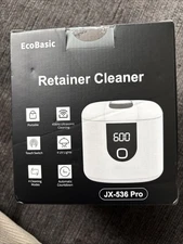 EcoBasic Ultrasonic Denture Retainer Cleanser UV Deep Cleaning Jewelry