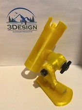 custom deluxe ice fishing rod holder Yellow! Designed and made in USA!