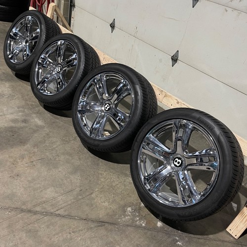 Bentley Continental GT Wheels Set Chrome P/N 3W0601025DC Photo - $4,495