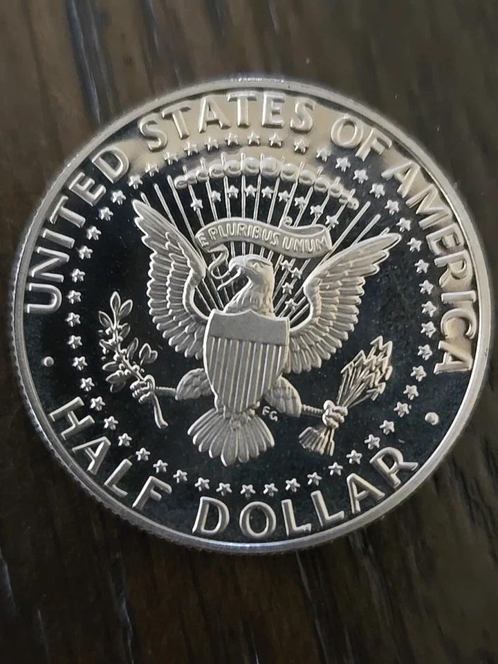 Kennedy Half Dollar Coin  JFK Halves 1988 S  [VERY NICE Proof] Deep Cameo - Image 2 of 3