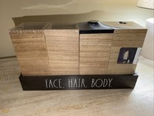Rae Dunn. by Design Styles FACE, HAIR, BODY. Wooden Organizer
