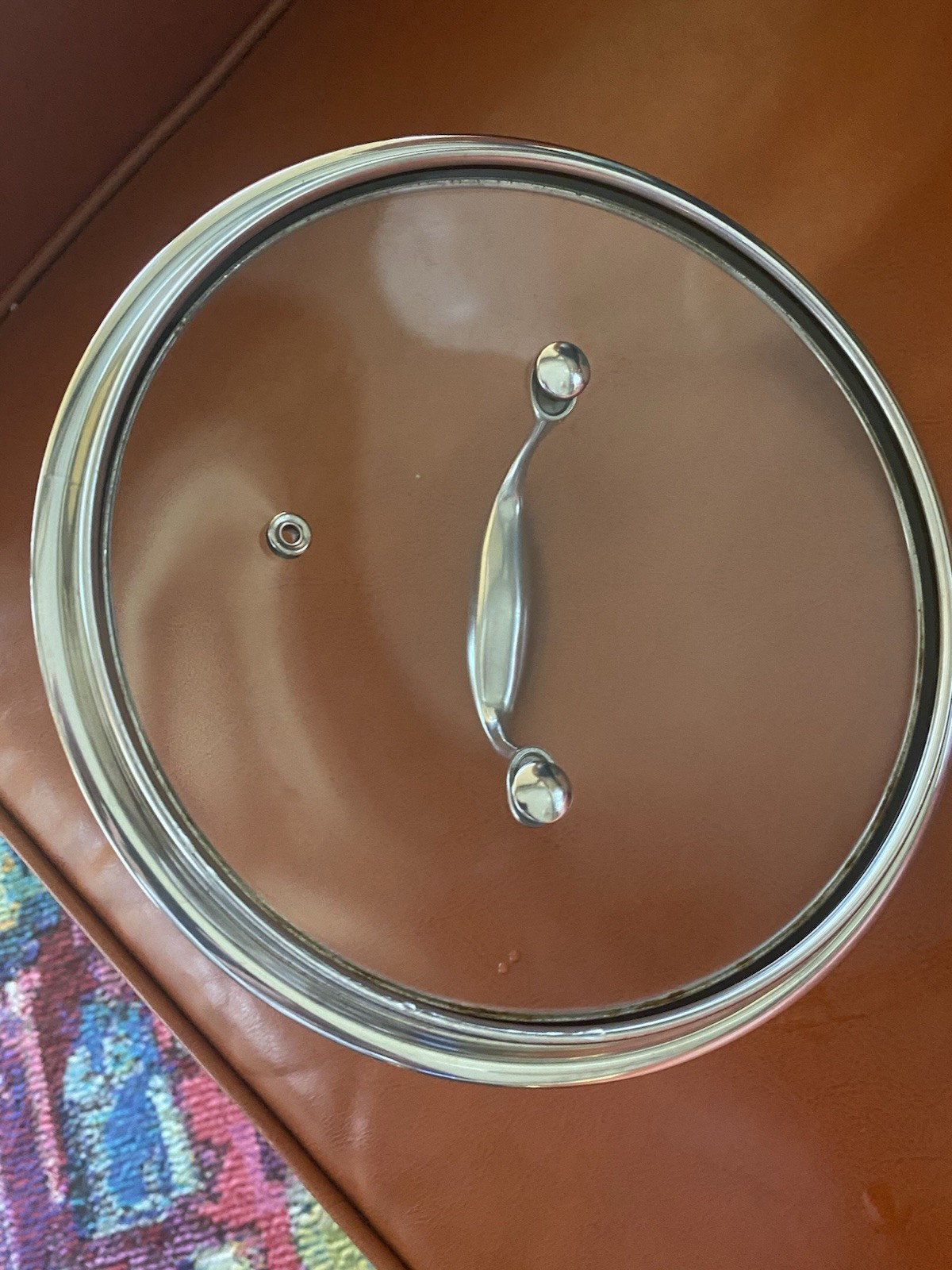 HARDLY USED HexClad 8 Inch Pan Lid Hybrid Cookware Tempered Glass Replacement