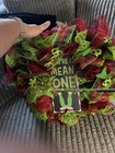 Halloween Artificial Mesh & Fabric Door Wreath “You’re a Mean One” Green Red — photo 2