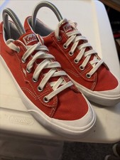 Classic Keds Dream Foam Red Canvas Low Top Sneakers Women's Sz 7 EUC