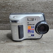 Sony Mavica MVC-FD200 2.0MP Digital Camera No Battery No Charger TESTED  WORKS