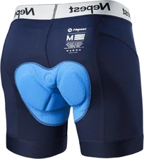Nepest Mens Cycling Underwear 4D Padded Bike Shorts MTB Liner Mountain Bicycle T