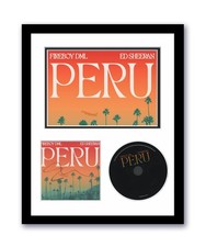 Ed Sheeran Autographed Signed 11x14 Custom Framed CD Photo Peru ACOA