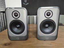 Q Acoustics Concept 30 Speakers rrp £1000 Piano Dark Grey Gloss inc boxes