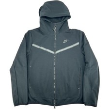 Men's Black Nike Sportswear Tech Fleece Full-Zip Hoodie Asia Fit  L CU4490-010