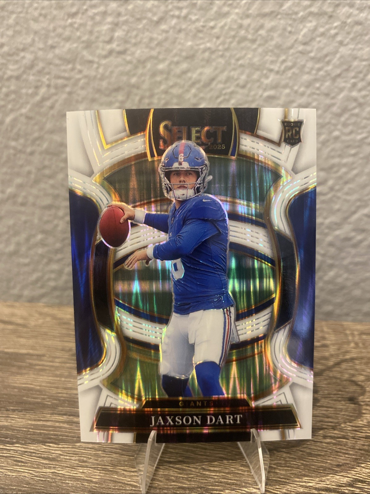 2025 Panini Select - Concourse Jaxson Dart #93 White Shock Prizm /799 (RC)