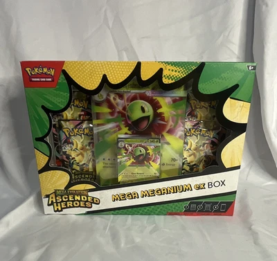 Pokémon TCG Mega Evolution—Ascended Heroes Mega Meganium ex Box Promo 2025 6+ - Image 1 of 4